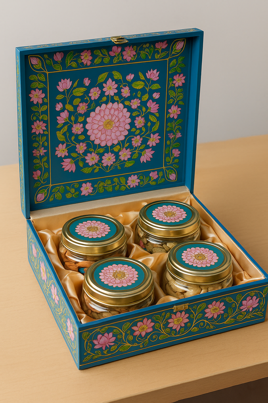 Designer Gift Box - 4 types of Dried Fruits