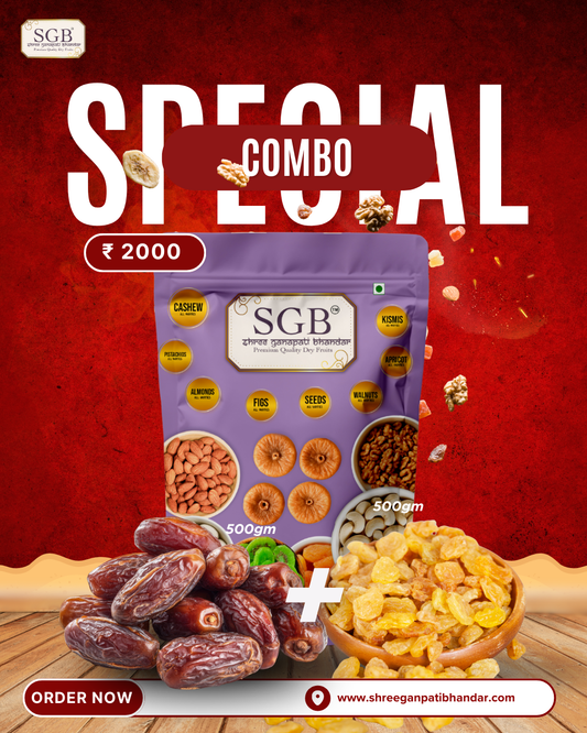 Dry Fruits Combo - Raisin and Medjoul Dates