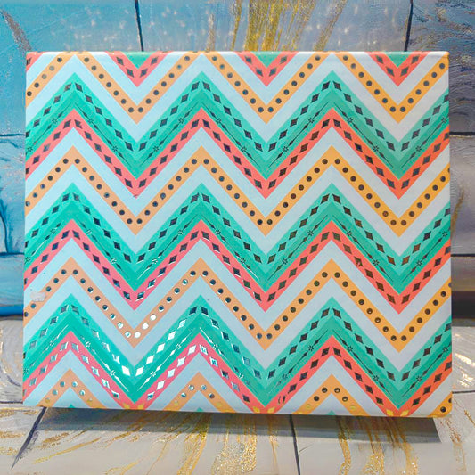 Festive Chevron Gift Box