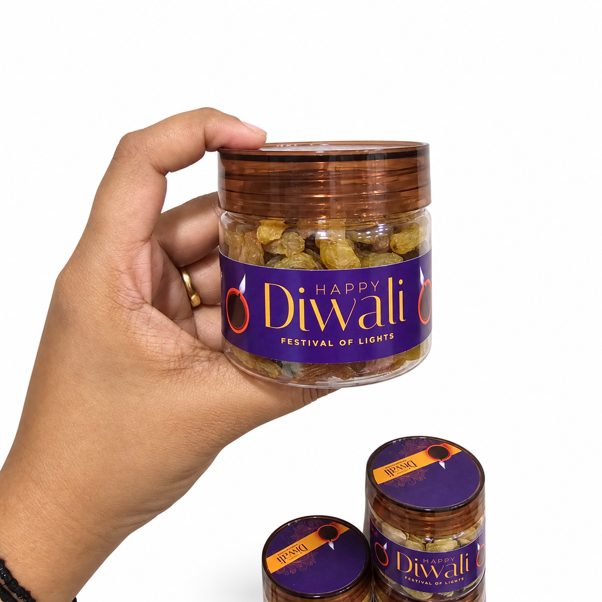 SGB Purple Diwali Dry Fruit Gift Hamper | 300g