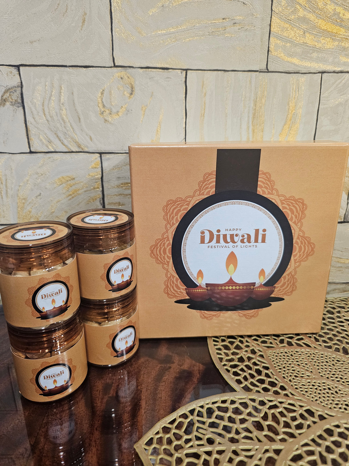 SGB Mustard Diwali Dry Fruit Gift Hamper