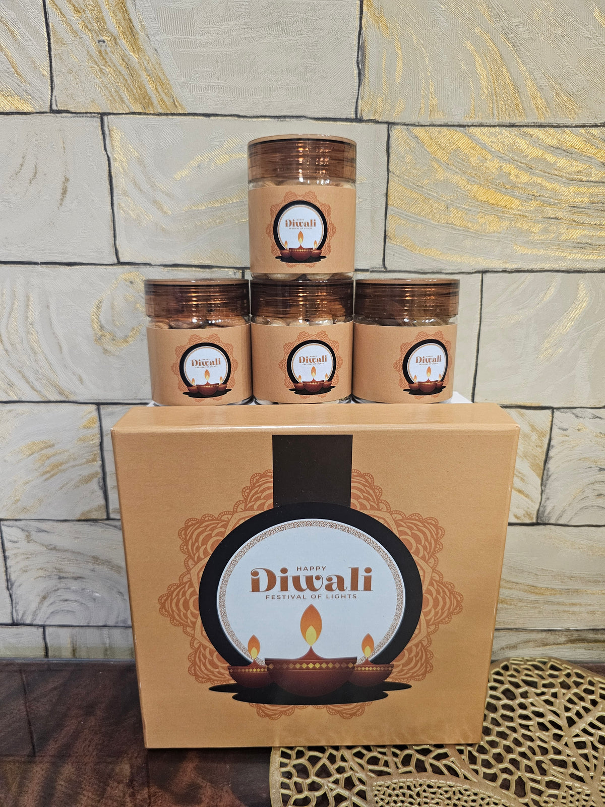 SGB Mustard Diwali Dry Fruit Gift Hamper